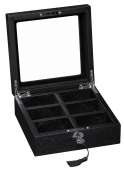 Скринька для зберігання шести годинників Rothenschild black velor RS-808-6-BBVM