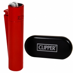 Зажигалка Clipper Metal Red