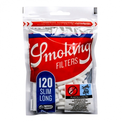 Фильтры для самокруток Smoking Classic Slim Long 43404