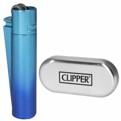 Зажигалка Clipper Metal Pacific Blue