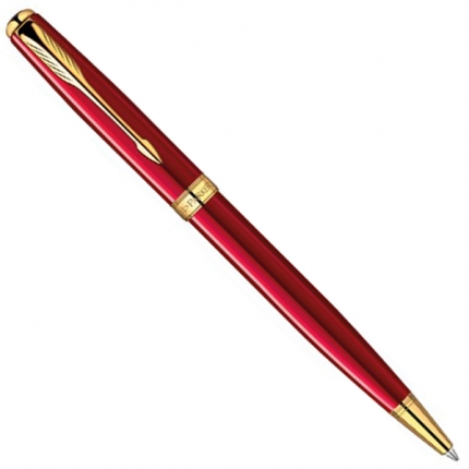 Ручка Parker Sonnet 08 Laque Ruby Red GT BP 85 932R