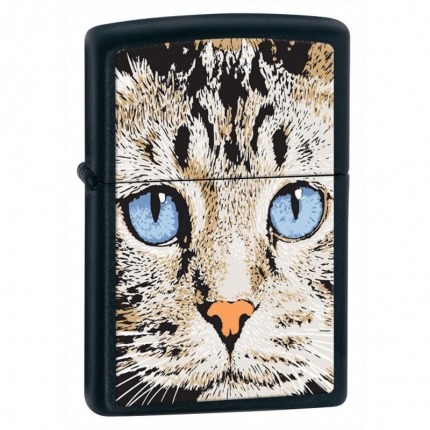 Зажигалка Zippo Blue Eyed Cat i028040