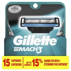 Кассеты для бритья Gillette Mach 3 (Original) 15 шт