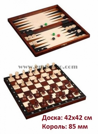 Игровой набор N4 (Шахматы, шашки, нарды) 3032066