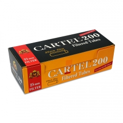 Гильзы для сигарет Tubes CARTEL 200 (25 mm)