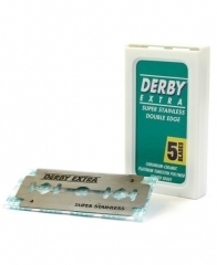 Леза для безпечної бритви Derby Extra (5 лез)