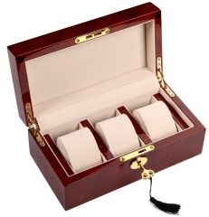 Скринька для зберігання трьох годинників Rothenschild Red