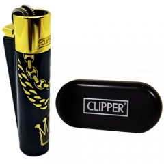 Зажигалка Clipper Metal N1 Gold