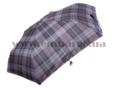 Зонт механический HAPPY RAIN "Grau-lila Quadrat"