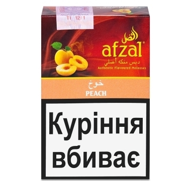 Тютюн  для кальяна Afzal - Peach, 50 г ML5538 