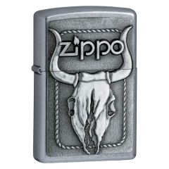 Запальничка Zippo 20286 Bull Skull Emblem