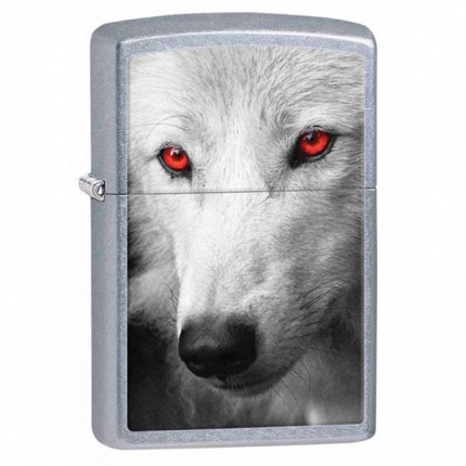 Запальничка Zippo 28877 Wolf With Red Eyes 28877
