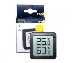 Цифровий гігрометр з термометром TFA 6х6 см