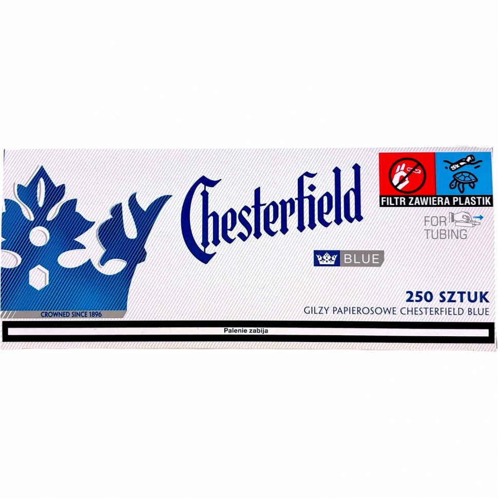 小物 gonzi Гільзи для цигарок Chesterfield Blu 250 шт LV-052 — купити в
