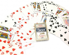 Карти гральні покерні з пластиковим покриттям Duke N098 54шт Синій